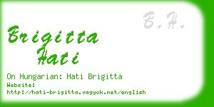 brigitta hati business card